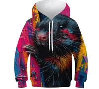 Sweat à Capuche Motif étoile de Baseball pour Enfants, garçons et Filles, Pull à Capuche Amusant, imprimé 3D, vêtements de Sport pour Jeunes