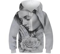 Sweat à Capuche Motif étoile de Baseball pour Enfants, garçons et Filles, Pull à Capuche Amusant, imprimé 3D, vêtements de Sport pour Jeunes