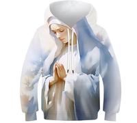 Sweat à Capuche Motif étoile de Baseball pour Enfants, garçons et Filles, Pull à Capuche Amusant, imprimé 3D, vêtements de Sport pour Jeunes