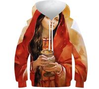 Sweat à Capuche Motif étoile de Baseball pour Enfants, garçons et Filles, Pull à Capuche Amusant, imprimé 3D, vêtements de Sport pour Jeunes