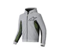 Sweat à Capuche Moto Alpinestars Chrome Air Sport Gris/NoirXXL Gris,Noir