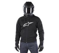 Sweat à Capuche Moto Alpinestars Chrome Sport NoirXXL Noir