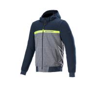 Sweat à Capuche Moto Alpinestars Chrome Street Bleu/GrisS Bleu,Gris