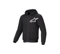 Sweat à Capuche Moto Alpinestars Chrome V2 Sport Noir/BlancXL Noir,Blanc