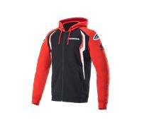 Alpinestars Honda Sweat à capuche Zip, noir-rouge, taille 5XL
