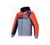 Alpinestars MM93 Chrome V2 Sport Sweat à capuche zippé de moto, taille M pour homme
