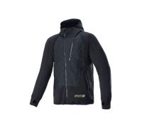 Sweat à Capuche Moto Alpinestars MO.ST.EQ Hybrid NoirXXL Noir