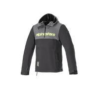 Alpinestars Sherpa Hoodie, veste en textile M Gris/Noir/Jaune Néon Gris/Noir/Jaune Néon