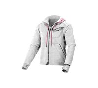 Macna District, femmes de veste textile M Gris Clair/Fuchsia Gris Clair/Fuchsia