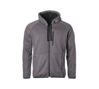GMS-Moto Aras Zip Hoodie, veste en textile L Gris Gris