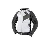 IXS Rapid 1.0 Sweat à capuche zippé de moto, Gris/Gris foncé, Taille XL