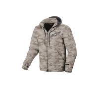Sweat à Capuche Moto Macna District BeigeL Beige