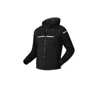 Richa Stradale Air Sweat à capuche moto, noir, Taille S
