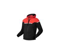 Richa Stradale Sweat à capuche moto, Rouge/Noir, Taille 6XL
