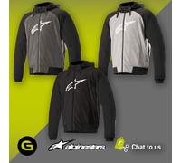 Sweat à capuche moto sport Alpinestars Chrome