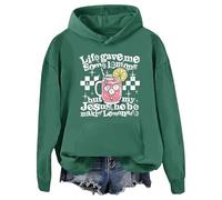 Sweat à capuche My Jesus Making Lemonade Life Gave Me Some Lemons, Vert, XXL