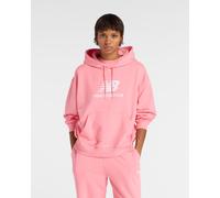 New Balance - Women's Sport Essentials French Terry Logo - Sweat à capuche - S - double bubble