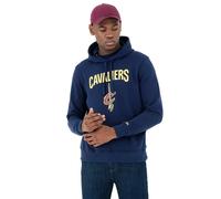 Sweat à capuche New Era avec logo de l'équipe Cleveland Cavaliers Bleu 2XL