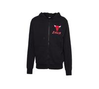 Sweat à capuche - New Era - Chicago Bulls - Noir - Manches longues - Capuche complète M