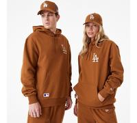 Sweat à capuche New Era League Essential OS pour hommes ~ LA Dodgers marron
