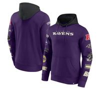 Sweat à capuche NFL Hoody Baltimore Ravens polaire patchée