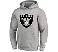 Sweat à capuche NFL Las Vegas Raiders Fanatics Mid Essentials Crest Gris -Fanatics- Taille :XXL S