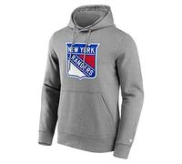 Sweat à capuche NHL New York Rangers Fanatics Prima Logo Gris