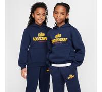 Sweat à capuche Nike Club Fleece pour ado Obsidian/University Red/University Gold S