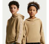 Sweat à capuche Nike Club Fleece pour ado Parachute Beige/Parachute Beige/Blanc S