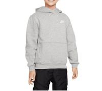 Sweat à capuche - NIKE - FD3000-063 - Gris/Blanc - Enfant 10-12 ans - 80% coton 13-15 ans