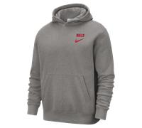 Sweat à capuche Nike NBA Chicago Bulls Club Courtside pour homme Dark Grey Heather/University Red XL