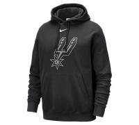 Sweat à capuche Nike NBA San Antonio Spurs Club pour homme Noir/Blanc M