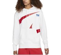 Sweat à Capuche NIKE - Swoosh - Homme - Blanc - Manches longues XXL