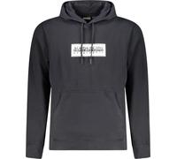Sweat à capuche noir à manches longues pour hommes - Coupe décontractée, Taille : S Couleur : Nero