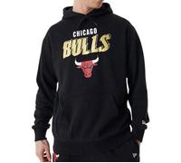 Sweat à Capuche Noir/Doré Homme New Era Nba Chicago Bulls M