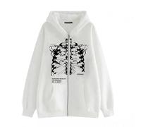 Sweat a Capuche Noir Et Blanc À Oversize Hommes Moche Éclair Large Rayé Mort Coloré Moderne Mao Côtelée Kangourou Bucheron Ample New Africain Papillon Mélangé
