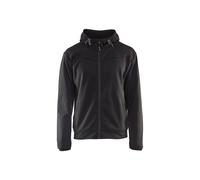 Sweat à capuche noir et gris foncé Blaklader 3363 zippé - 336325269998 XL