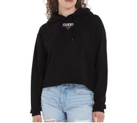 Sweat à Capuche Noir Femme Tommy Hilfiger Essential XS