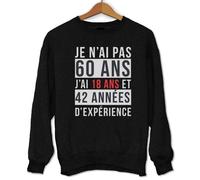 Sweat à capuche - Non spécifié - Anniversaire - Noir - Manches longues - Homme S