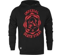 Sweat à capuche officiel Star Wars Imperial Death Stars College pour homme NS4790 (S) (Noir)