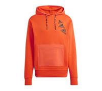 Sweat à capuche Orange Mixte Adidas Q4 BL HD S