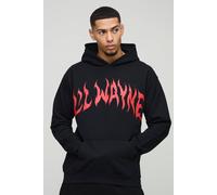 Sweat à capuche oversize à imprimé officiel Lil Wayne homme - noir - M, noir