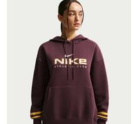Sweat à capuche oversize Nike Phoenix Fleece pour femme Burgundy Crush XXL (FR 54-56)
