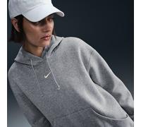 Sweat à capuche oversize Nike Phoenix Fleece pour femme Dark Grey Heather/Sail S (FR 38-40)