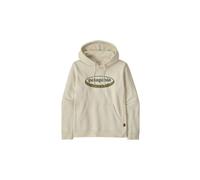 Patagonia - Sweat à capuche - M's '95 Oval Logo Uprisal Hoody Birch White pour Homme en Coton - Taille M - Beige Beige M