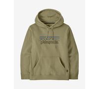 Sweat à capuche Patagonia P-6 Logo Uprisal vert kaki - L