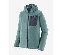 Sweat à capuche Patagonia R1 Air Full Zip bleu - M