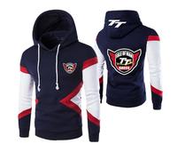 Sweat À Capuche Patchwork pour Homme Vêtements De Sport I.s.l.e of M.a.n T..T Pull Over D'extérieur Hauts Manches Longues Manteaux Imprimés Vestes-SLanSe||3X_l