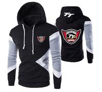 Sweat À Capuche Patchwork pour Homme Vêtements De Sport I.s.l.e of M.a.n T..T Pull Over D'extérieur Hauts Manches Longues Manteaux Imprimés Vestes-HeiSe||m