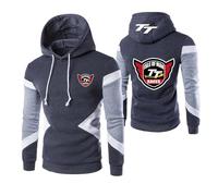 Sweat À Capuche Patchwork pour Homme Vêtements De Sport I.s.l.e of M.a.n T..T Pull Over D'extérieur Hauts Manches Longues Manteaux Imprimés Vestes-HuiSe||s